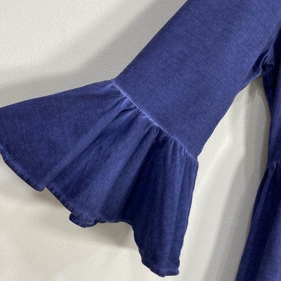 Indigo Threads Boho Washed Babydoll Blouse - Picture 5 of 11